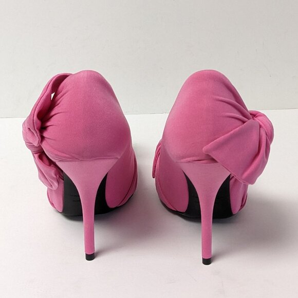 Balenciaga Knife Knot Pumps, Bright Pink, Women's 7 (EU 37) - Picture 4 of 10